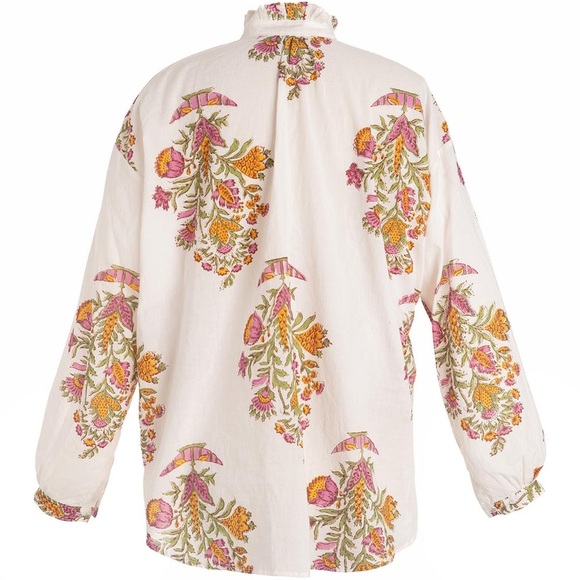 Alix Of Bohemia Willa Fleur Tie Shirt - Picture 4 of 8